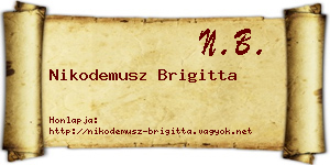 Nikodemusz Brigitta névjegykártya